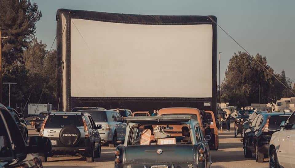 Outdoor Drive-In Screen Rental